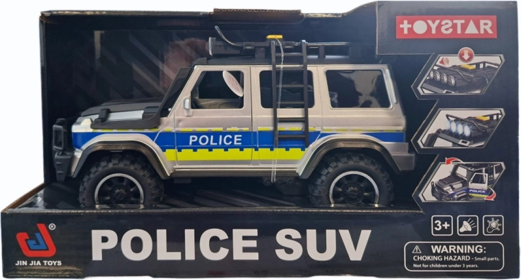 Policijski terenski auto sa svjetlom i zvukom