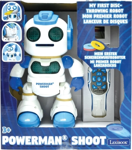 Lexibook multifunction programmable robot with disc shooting