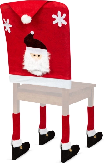 Christmas chair decoration with St. Nicholas - 1 piece