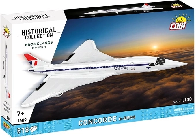 COBI građevinski set Concorde G-BBDG 518 dijelova