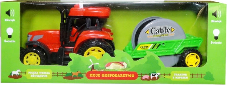 Traktor s prikolicom i poljskim zvučnim modulom – Moje Gospodarstwo
