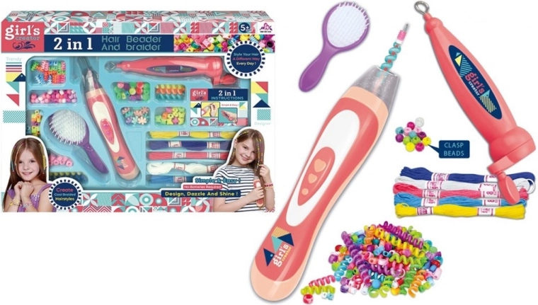 Set perlica za pletenje u kosu