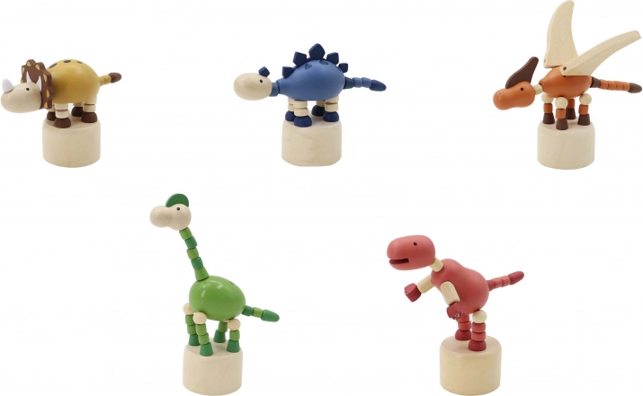 Drveni stiskajući dinosaurus