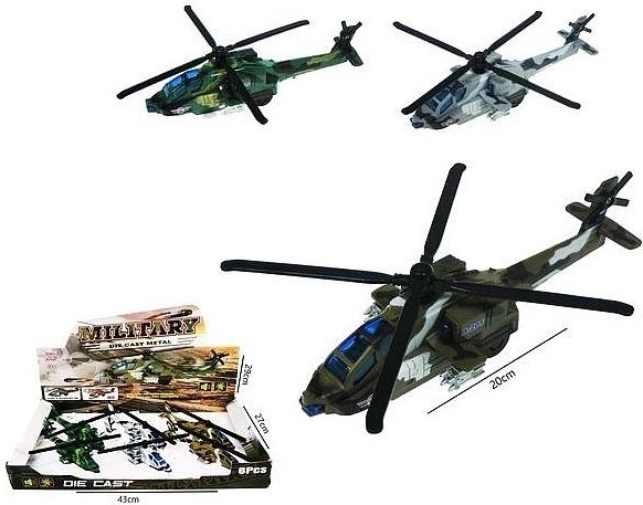 Vojni helikopter 20 cm sa svjetlom i zvukom