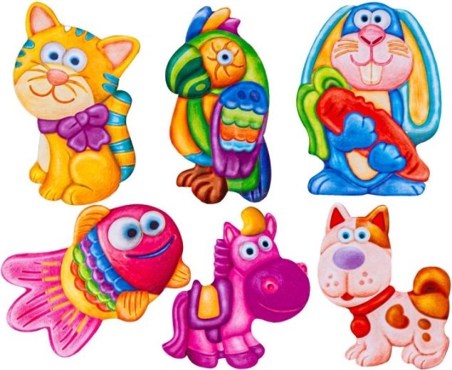 6 cute designs for casting and coloring