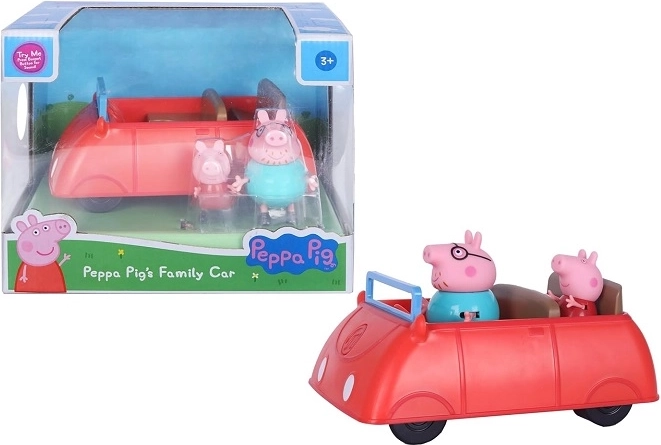 Peppa Pig obiteljski automobil s 2 figurice