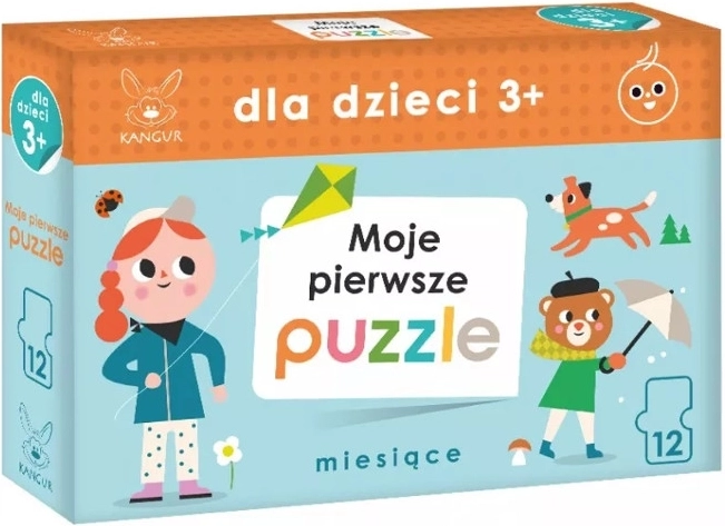 Moja prva slagalica za djecu 3+ – velika podna slagalica 80 cm, 12 dijelova