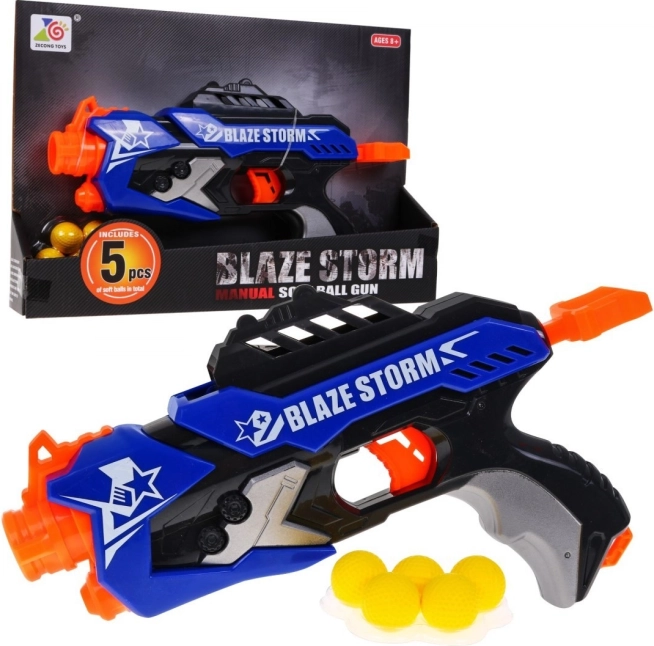 Pucač za djecu 8+ BLAZE STORM s pjenastim kuglicama