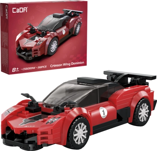CaDA građevni set trkaći automobil Crimson Wing Dominion – 158 dijelova