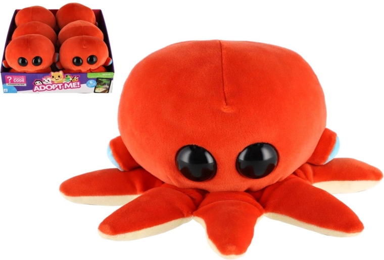 Plush Octopus with Ball Filling 17 × 17 cm - 1 piece
