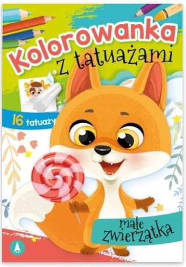 FUTRZAKtattoo – coloring pages and washable tattoos: small animals