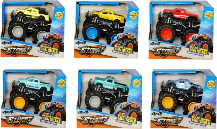 Trkaći monster truck na navijanje 1:64 - 1 komad