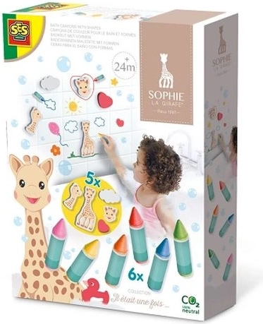 SES Sophie la girafe bath crayons and foam figures