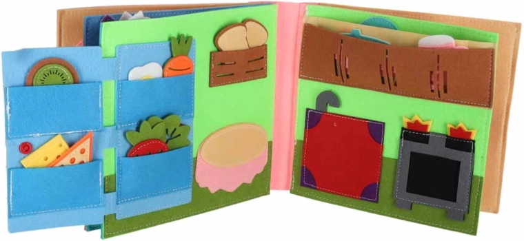 Kitchen with pockets and lots of “food”