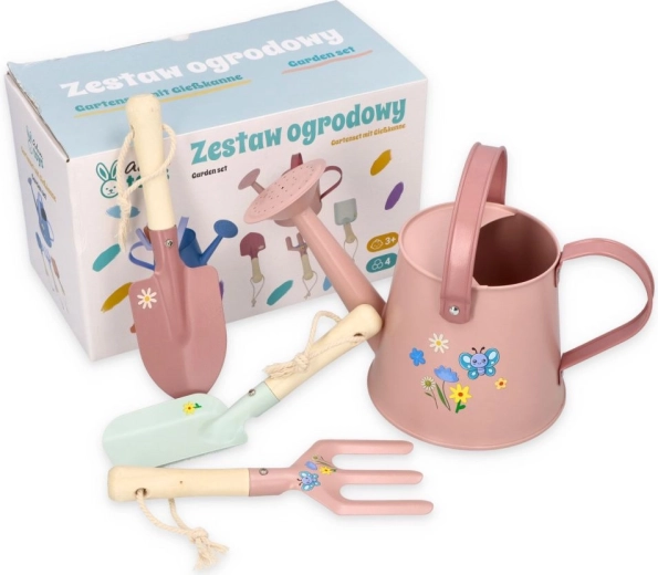Ružičasti set vrtnog alata Adam Toys - 1 komad