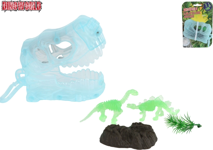 Dinoworld 3D privjesak za ključeve sa svjetlećim dinosaurima 11 cm