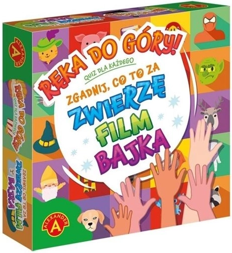 Kviz društvena igra Ruka gore – životinje, filmovi i bajke