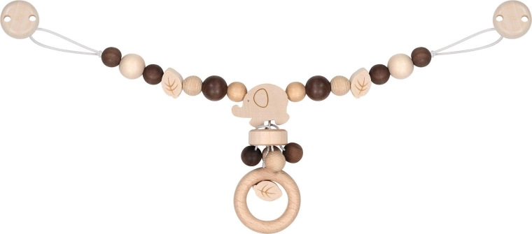 Stroller chain elephant with clips - 1 piece