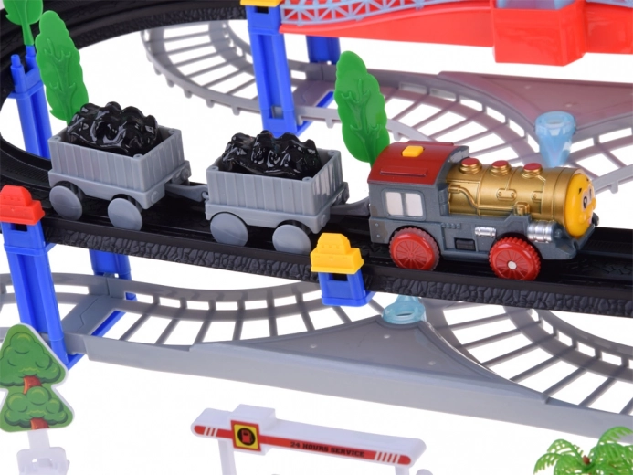 Lokomotiva s vagonima i realističnim efektima