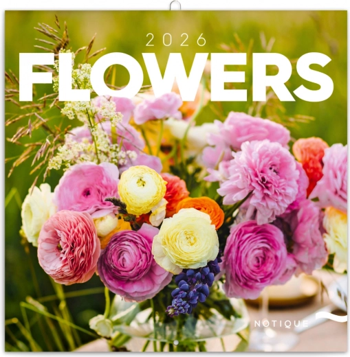 Zabilješki kalendar Cvijeće 2026