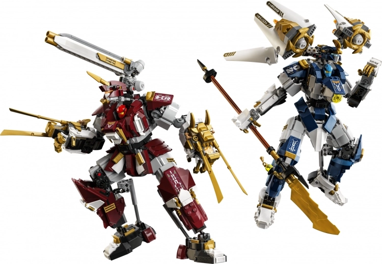Dva vrlo pokretljiva titanska mecha