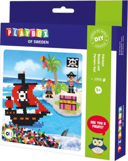 Playbox Pegla-perle Set Pirati 2000 kom