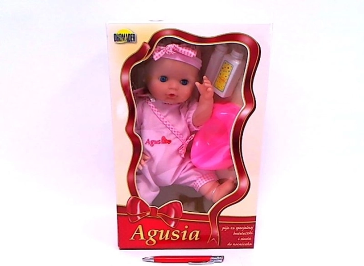 Lutka Agusia pije i piški, 48 cm