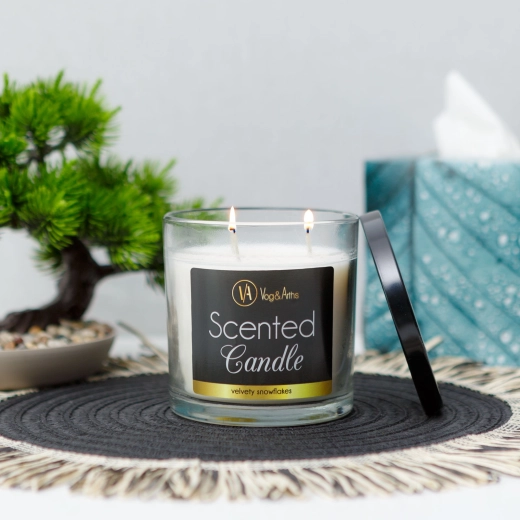 Scented Candle Velvet Snowflakes 350 g
