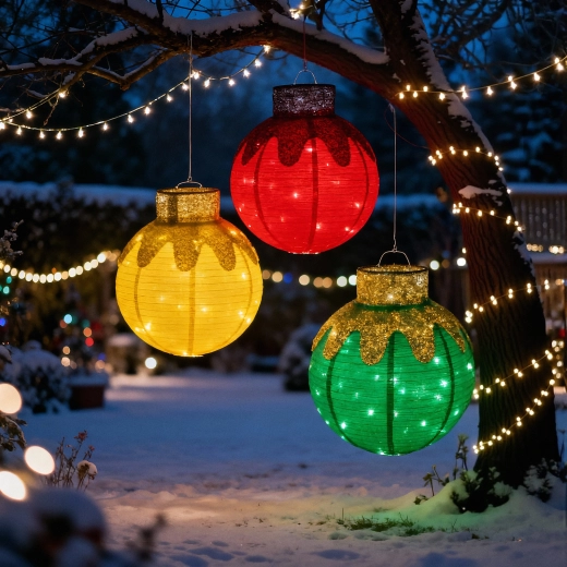 60 LEDs with warm white light