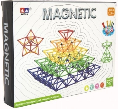 Magnetni komplet 250 kom plastika i metal