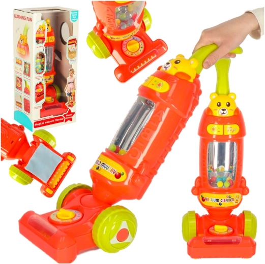 Interactive Children's Vacuum Cleaner with Lights, Sounds and Melodies