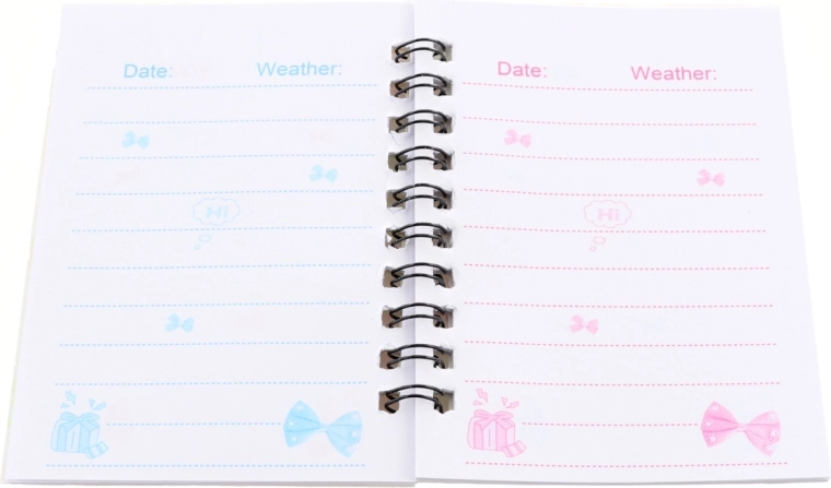 Obojeni linirani listovi