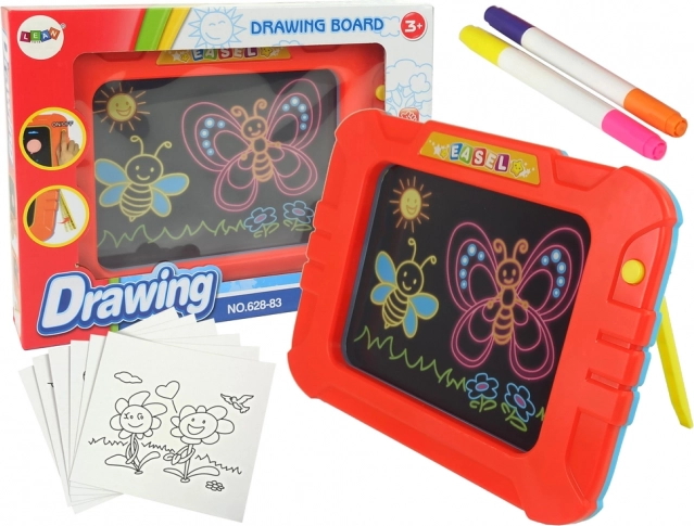 Čarobna osvijetljena ploča sa šablonama i markerima