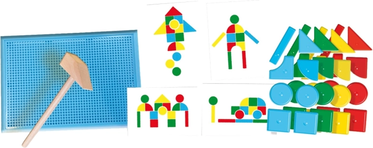 Šareni geometrijski oblici za mozaike i slike