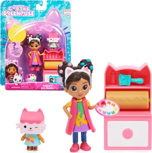 Gabby's Dollhouse Gabina čarobna kućica slikarski studio s figuricama