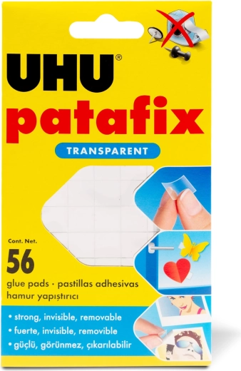 Patafix Invisible Transparent Adhesive Putty 56 Pieces