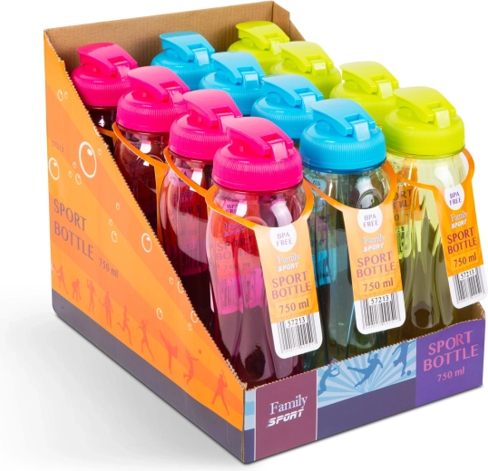 750 ml capacity for an active day