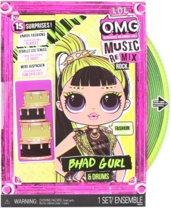 L.O.L. Surprise! OMG ReMix Rock velika ségra Bhad Gurl s bubnjevima