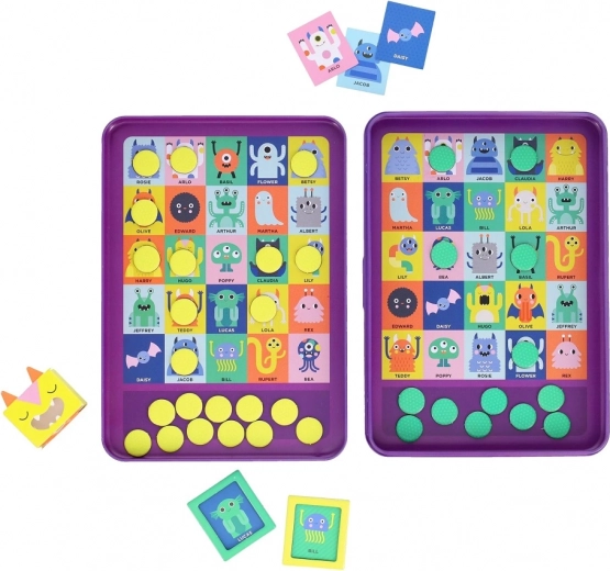 Petit Collage magnetska putna igra pogodi tko sam – čudovišta