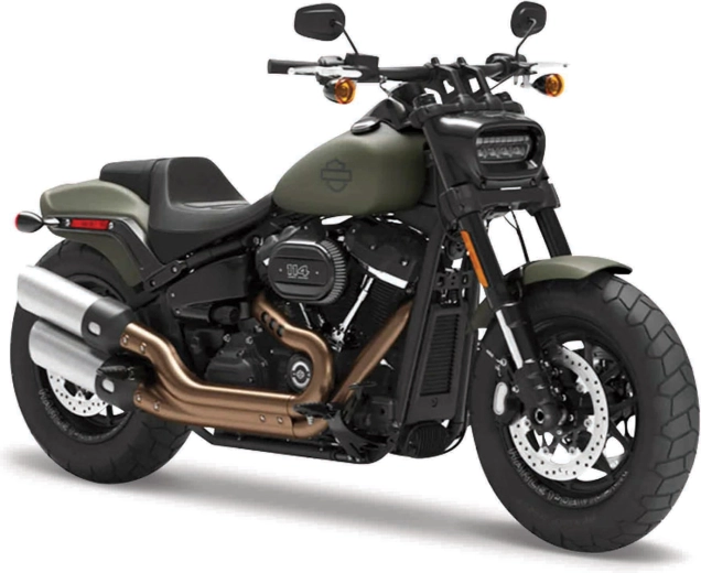 Maisto Harley-Davidson Fat Bob 114 1:18 zeleni