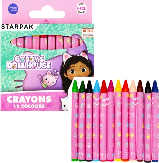 Gabby’s Dollhouse Crayons (12 pcs per pack)