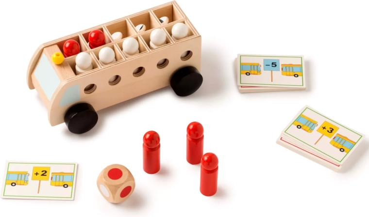 Addition and subtraction with task cards