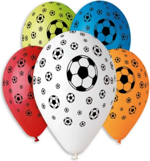 Gemar balon na napuhavanje s otiskom nogometne lopte 30 cm - 1 komad