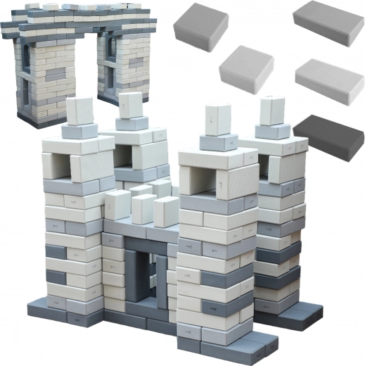 CLASSIC WORLD EDU pjenaste građevne ciglice, 90 kom