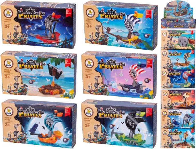 Piratski set za slaganje – mini setovi 28–51 dijelova