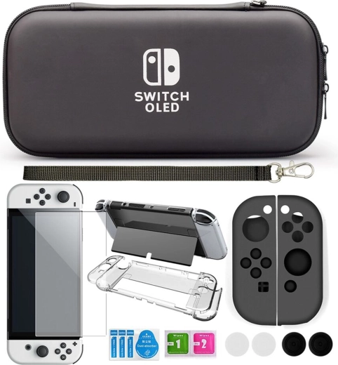 Zaštitna torbica i set dodatne opreme za Nintendo Switch OLED – 1 komad
