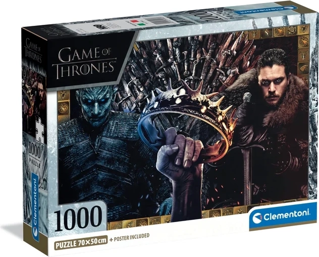 Clementoni puzzle Igra prijestolja – fantasy kolaž 1000 dijelova