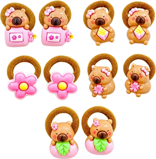 3D decorations with a capybara motif