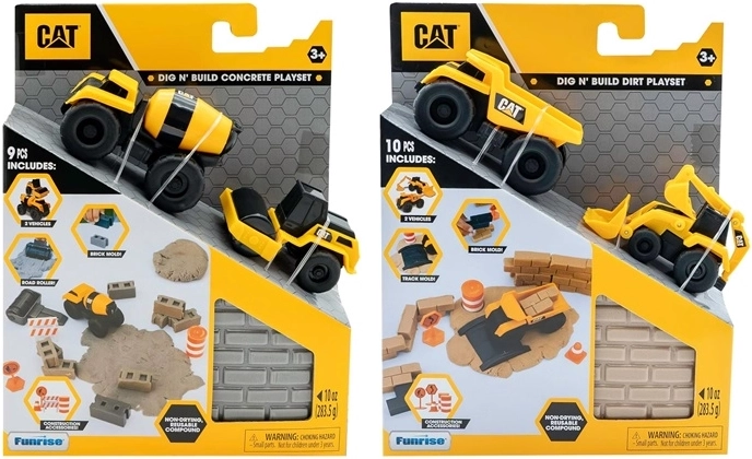 CAT Dig ’N’ Build građevinski set s masom za modeliranje (1 kom, nasumičan odabir)