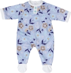 BABY born blue floral romper for 43 cm doll